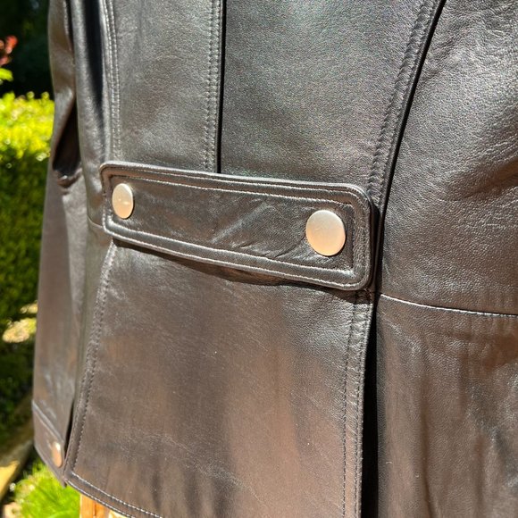 Mossimo Genuine Leather Jacket - Picture 4 of 7